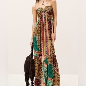 Ba&Sh Fran Backless Maxi Dress